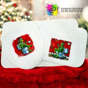 Ensemble tapis de bain pour sublimation