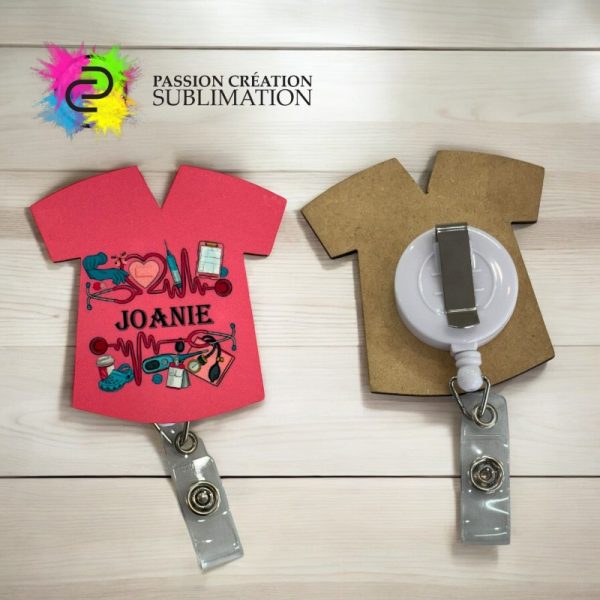 Porte-badge chandail pour sublimation