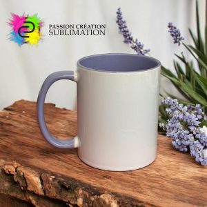 Tasse 11oz en céramique lilas pour sublimation