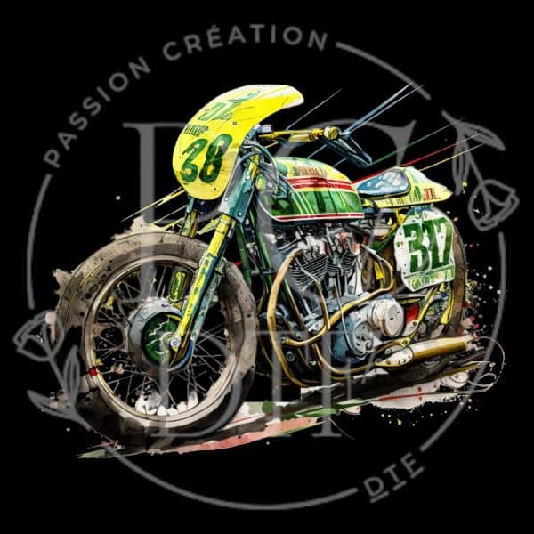 DTF moto rétro # 1 – Image 2