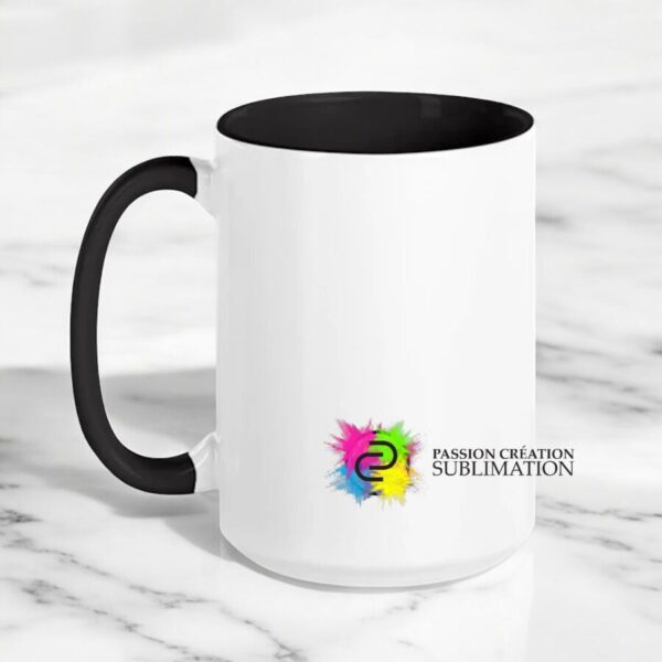 Tasse 15oz noir pour sublimation