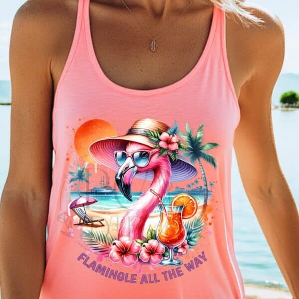 DTF “Flamingle all the way”