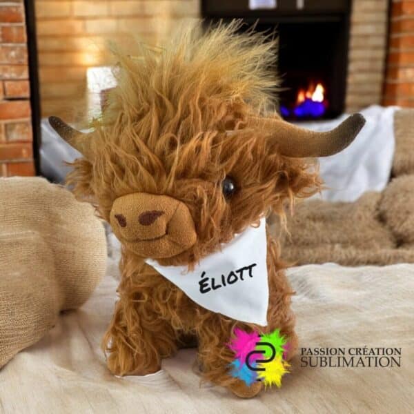 Peluche vache highland