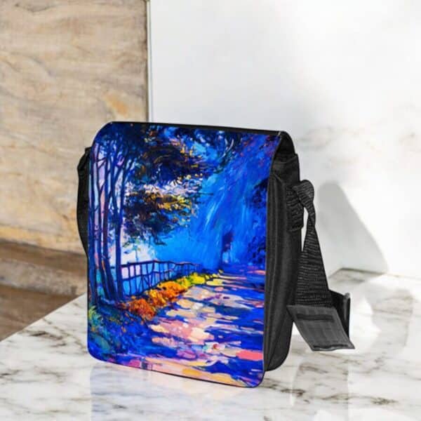 Sac bandoulière petit à rabat interchangeable – Image 2