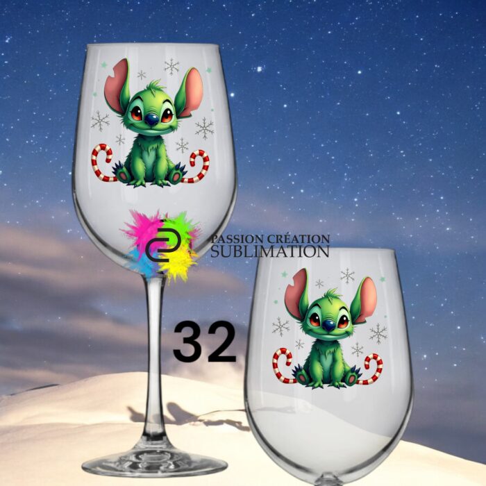 UV DTF de Noël pour coupe à vin (série 1) – Image 33